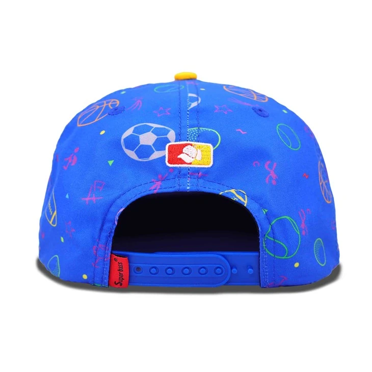 Rugby Theme Snapback Cap