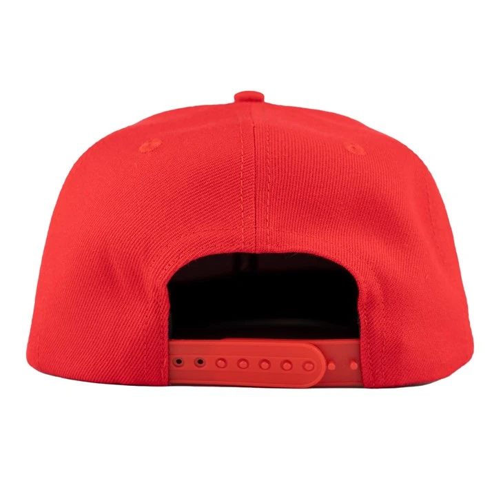 TCAP Custom Fabric Watermelon Red Original Letter Caps Buckle 3D Embroidery Hats
